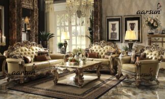 Indian Classical Style Royal Sofa Set