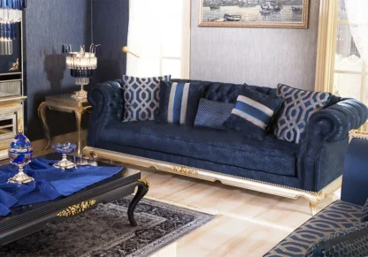 Blue shade sofa set