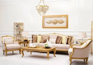 Classic Sleek Designed Sofa Set