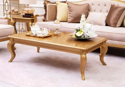 Classic Sleek Design Sofa Set in wood