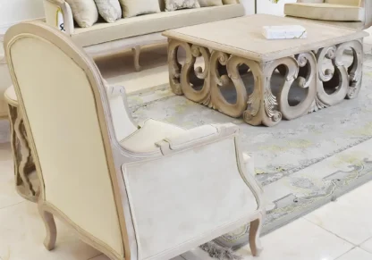 Stunning Handcrafted Wooden Sofa Set