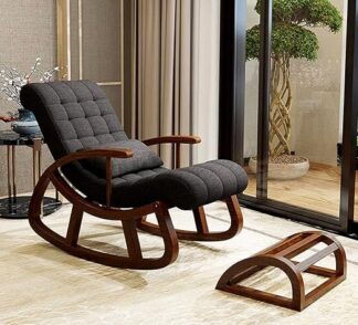 Wooden recliner in Amazing Upholstery