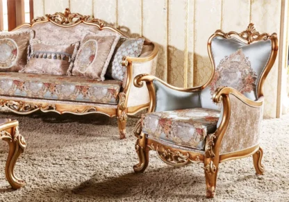 royal carved design sofa chair