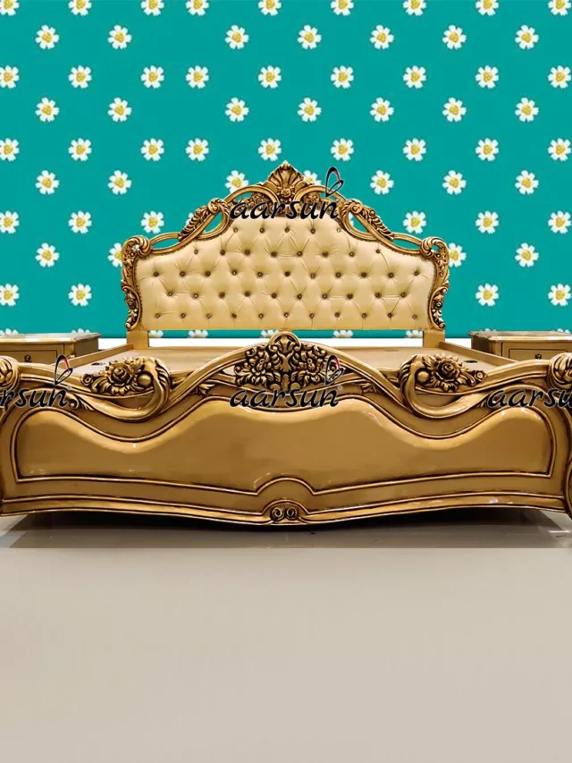 Handmade-Floral-Design-Bed-Teak-Wood-in-Gold-Finish-UH-YT-133-jpg